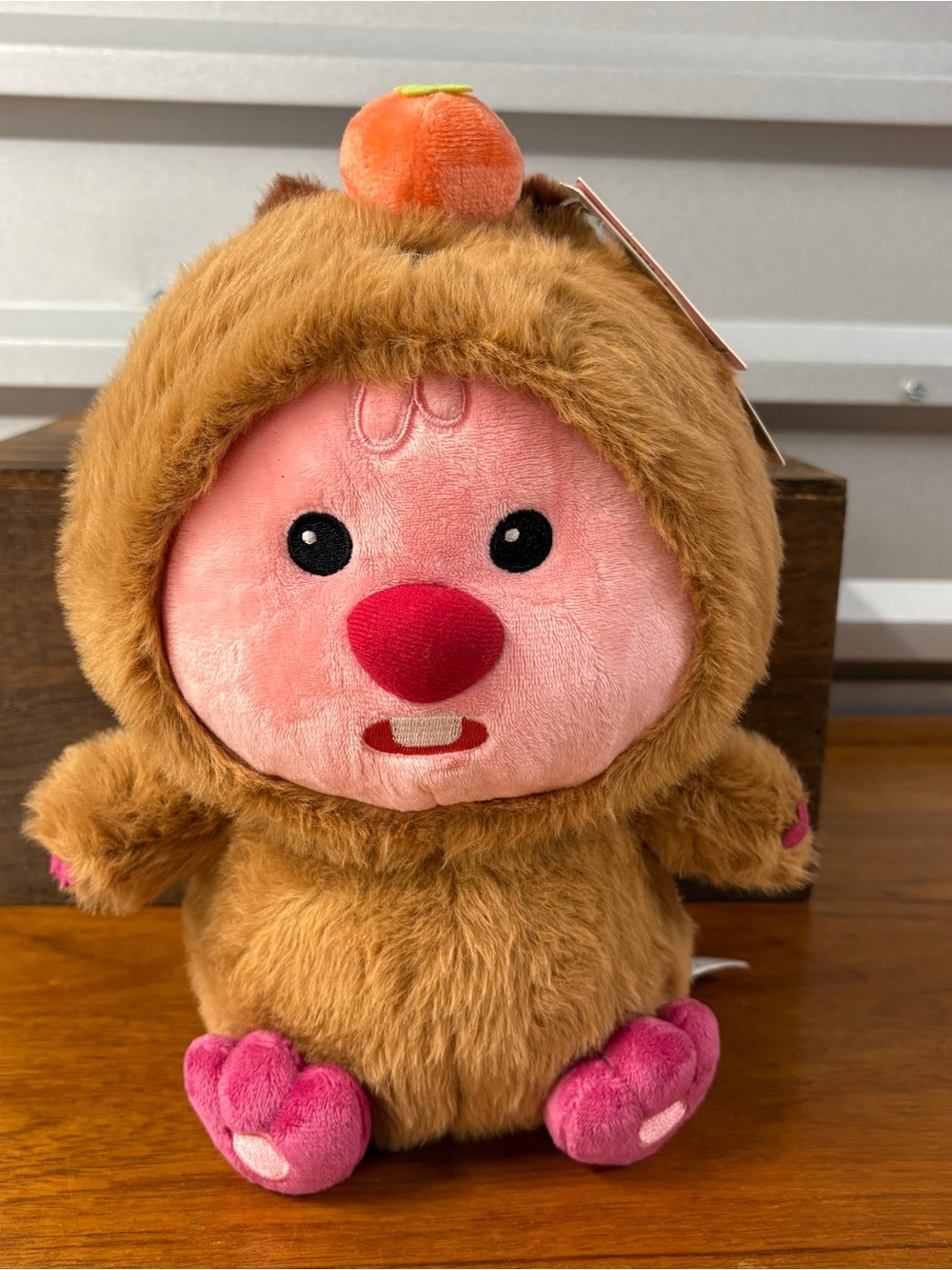 Miniso Zanmang Loopy Collection Beaver Capybara Stuffed Animal Plush 10 In